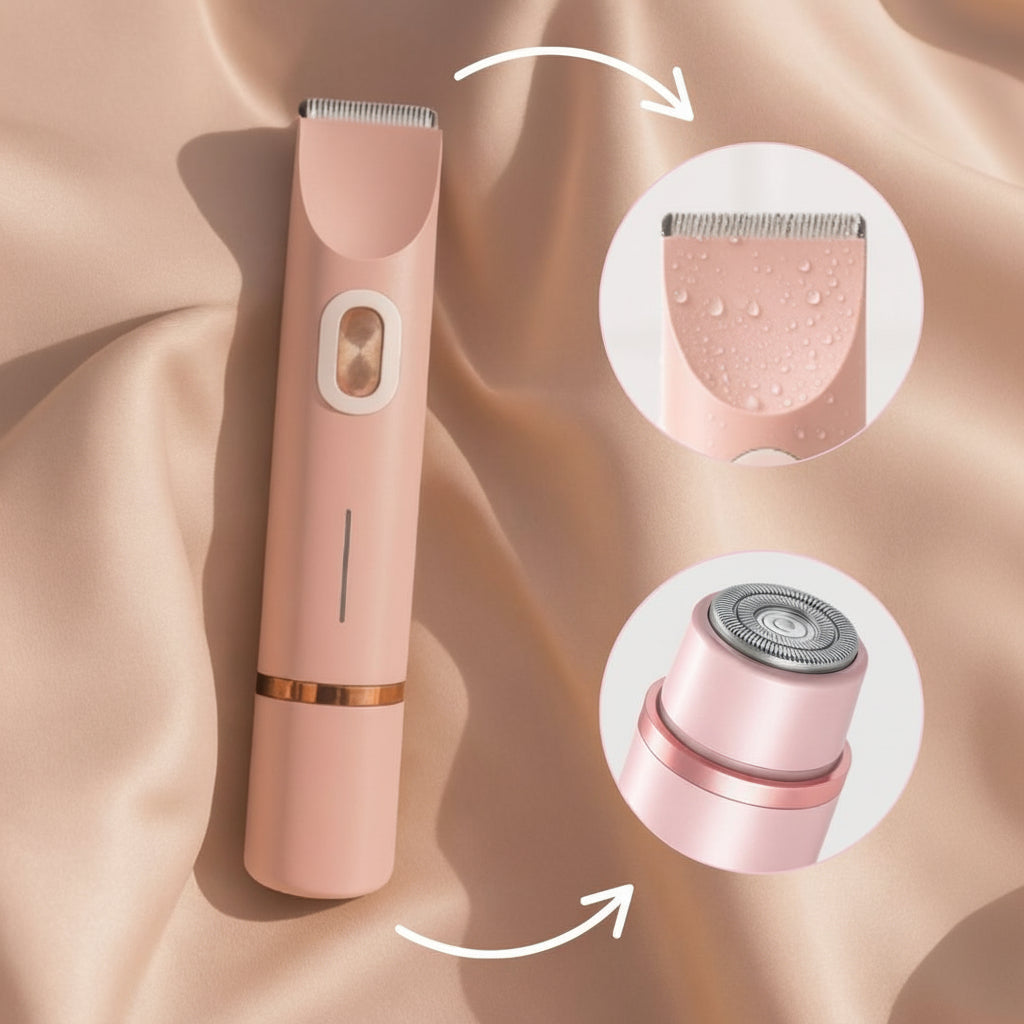 IntimLisse elektrische Damenrasierer, wasserdicht, für Bikinizone | Temsk
