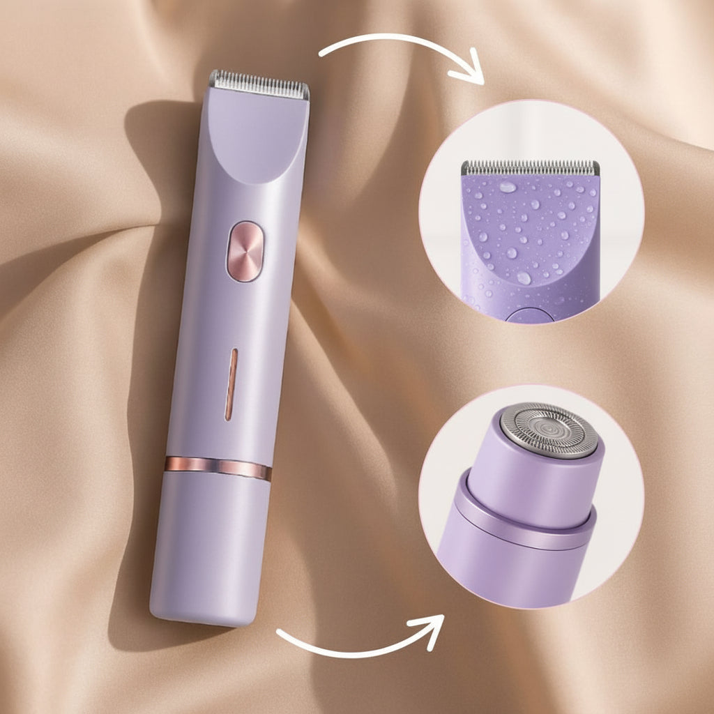 IntimLisse elektrische Damenrasierer, wasserdicht, für Bikinizone | Temsk