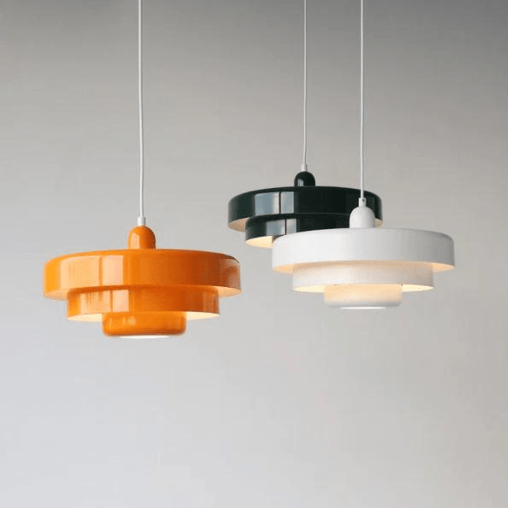 Lumina Three Tier Pendant Light In Macaron Colors For Living Rooms | Temsk
