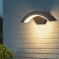 Schlanke Außenwandleuchte für Veranda und Garten IP65 wasserdicht Außen-LED | Temsk