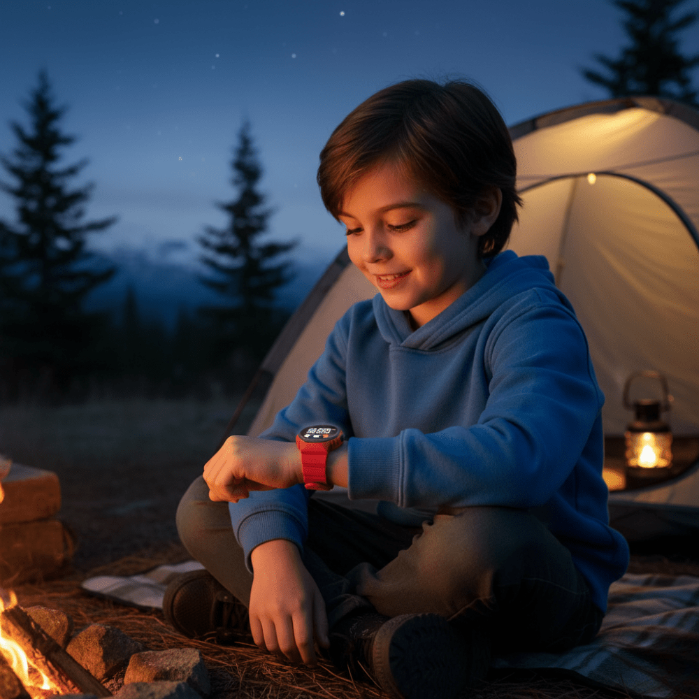 Dětské digitální hodinky – lehké a voděodolné | Temsk