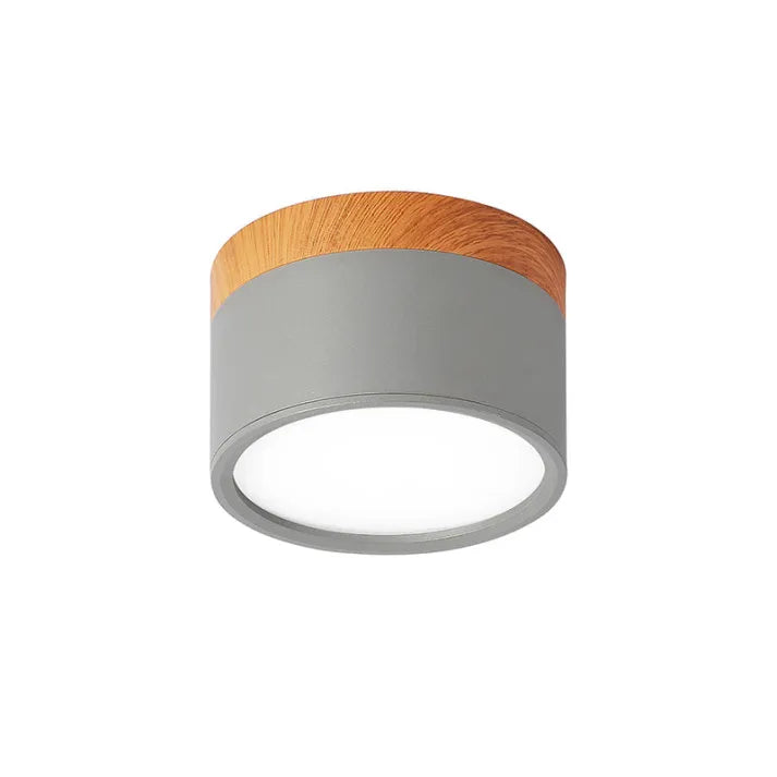 Virel Nordic LED Ceiling Light Minimalist Cylindrical Fixture | Snurv | Temsk