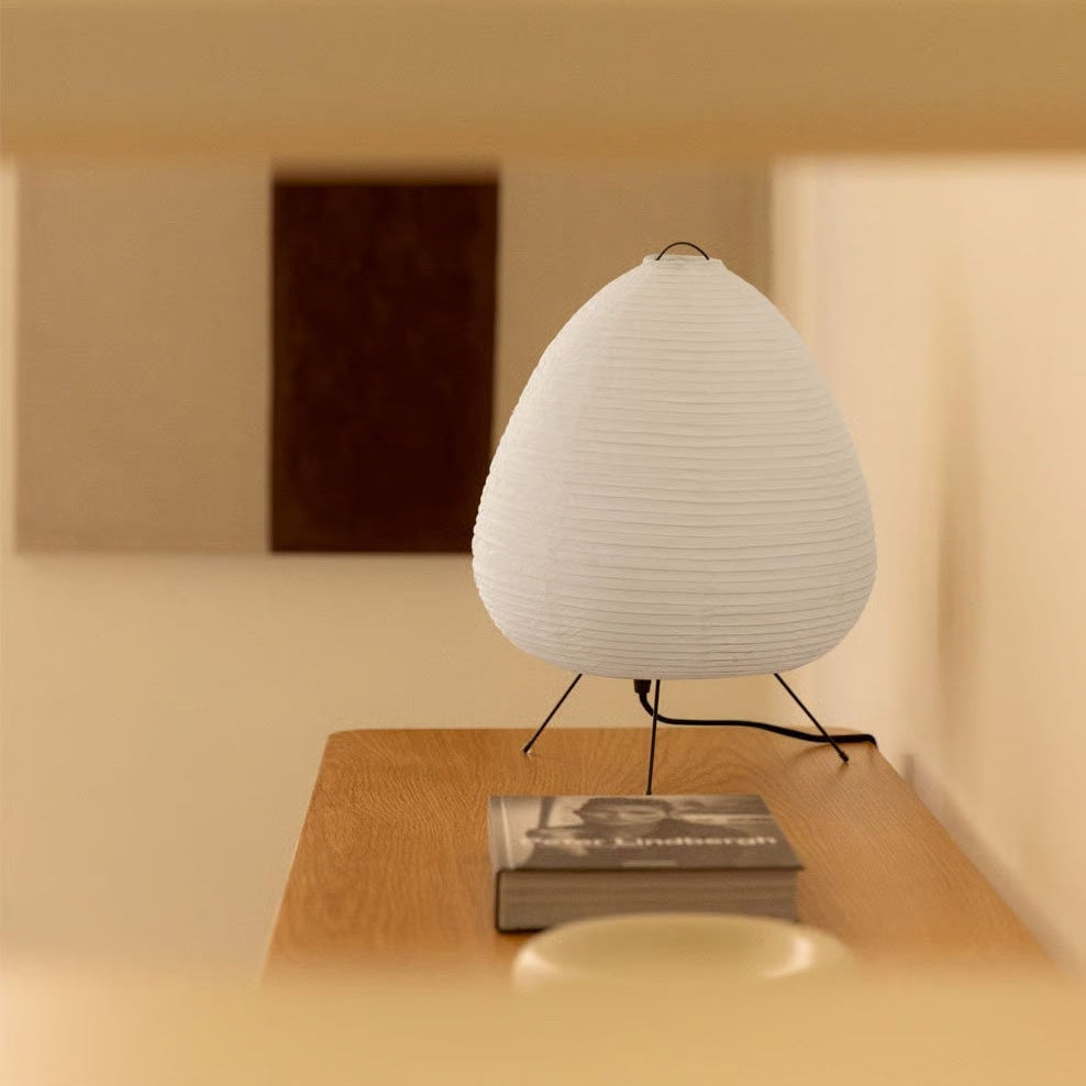 Rice Paper Floor Lamp With Japanese Style Paper Shade | Temsk