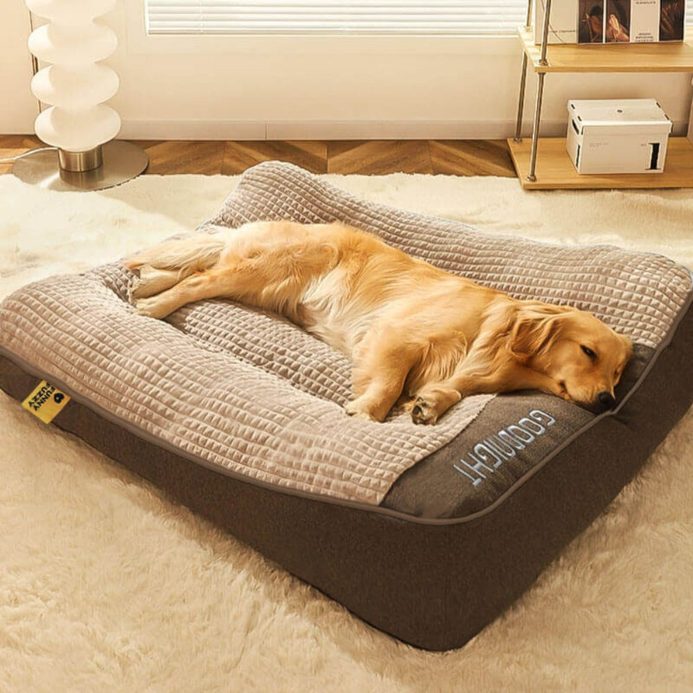 Großes Hundebett mit gepolstertem Rand und langlebigem Komfort | Temsk