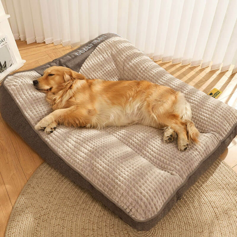Großes Hundebett mit gepolstertem Rand und langlebigem Komfort | Temsk