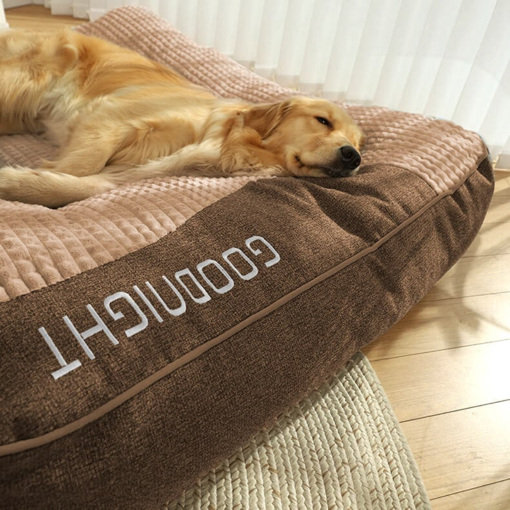 Großes Hundebett mit gepolstertem Rand und langlebigem Komfort | Temsk