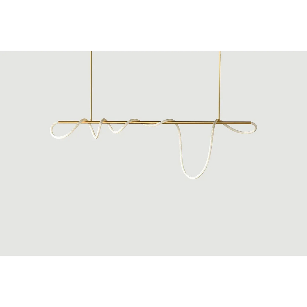 Copper G9 LED Ceiling Lamp, Curved Tube, Surface Mounted, Gold Black Silver | Temsk