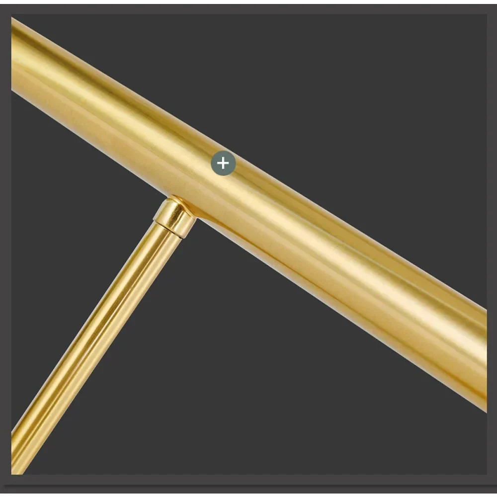 Copper G9 LED Ceiling Lamp, Curved Tube, Surface Mounted, Gold Black Silver | Temsk