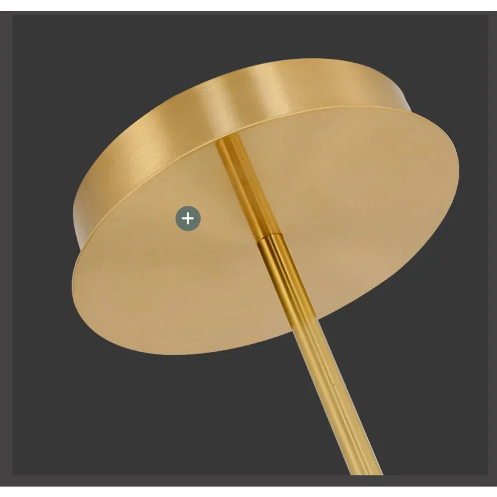 Copper G9 LED Ceiling Lamp, Curved Tube, Surface Mounted, Gold Black Silver | Temsk