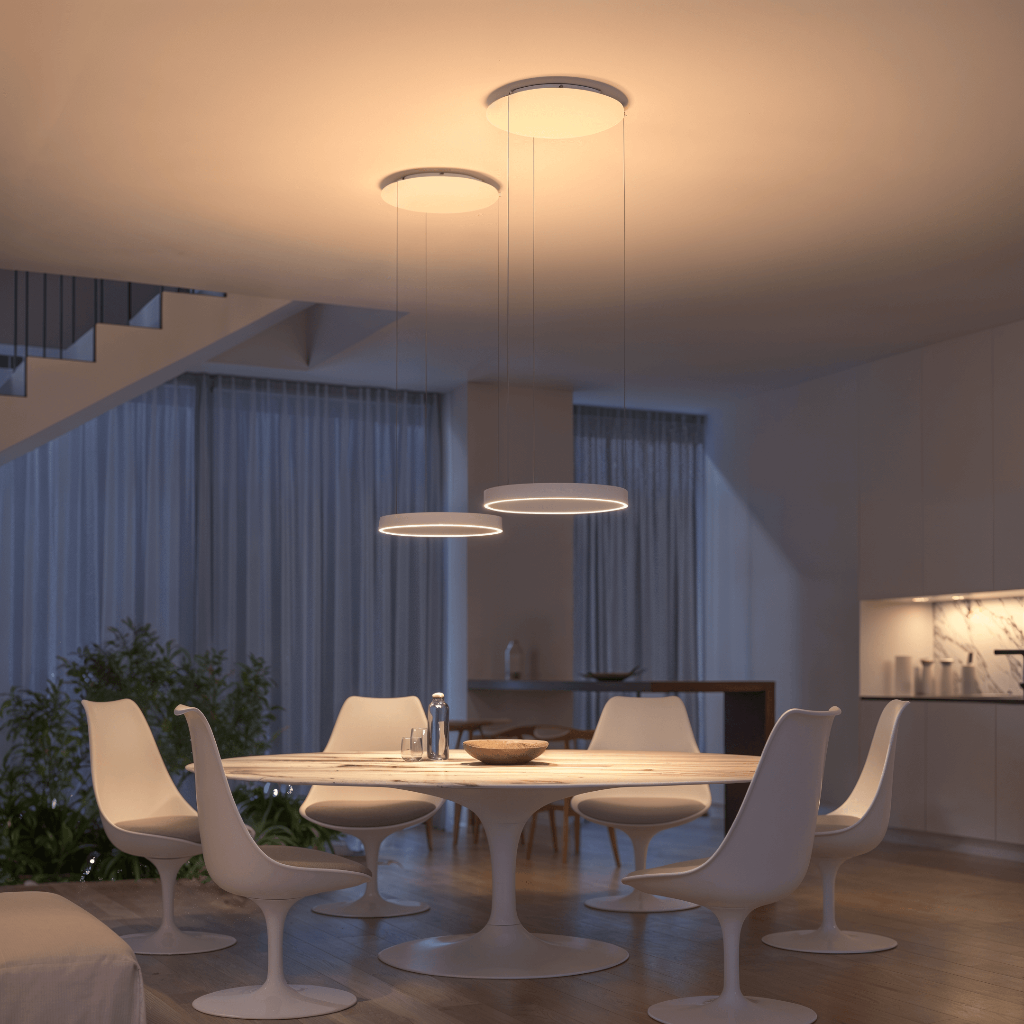 Moderne LED-Deckenleuchte mit flacher Montage | Temsk