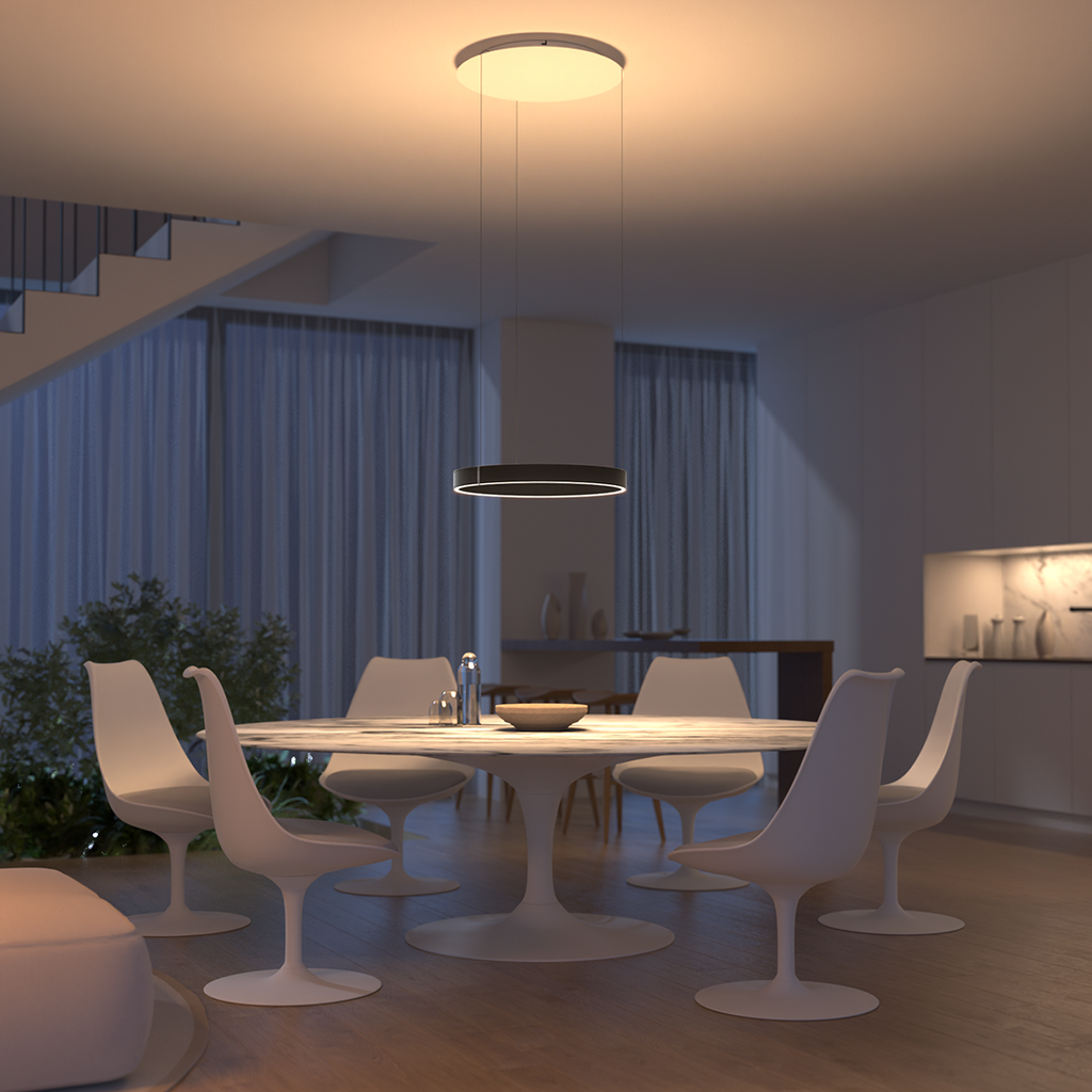 Moderne LED-Deckenleuchte mit flacher Montage | Temsk