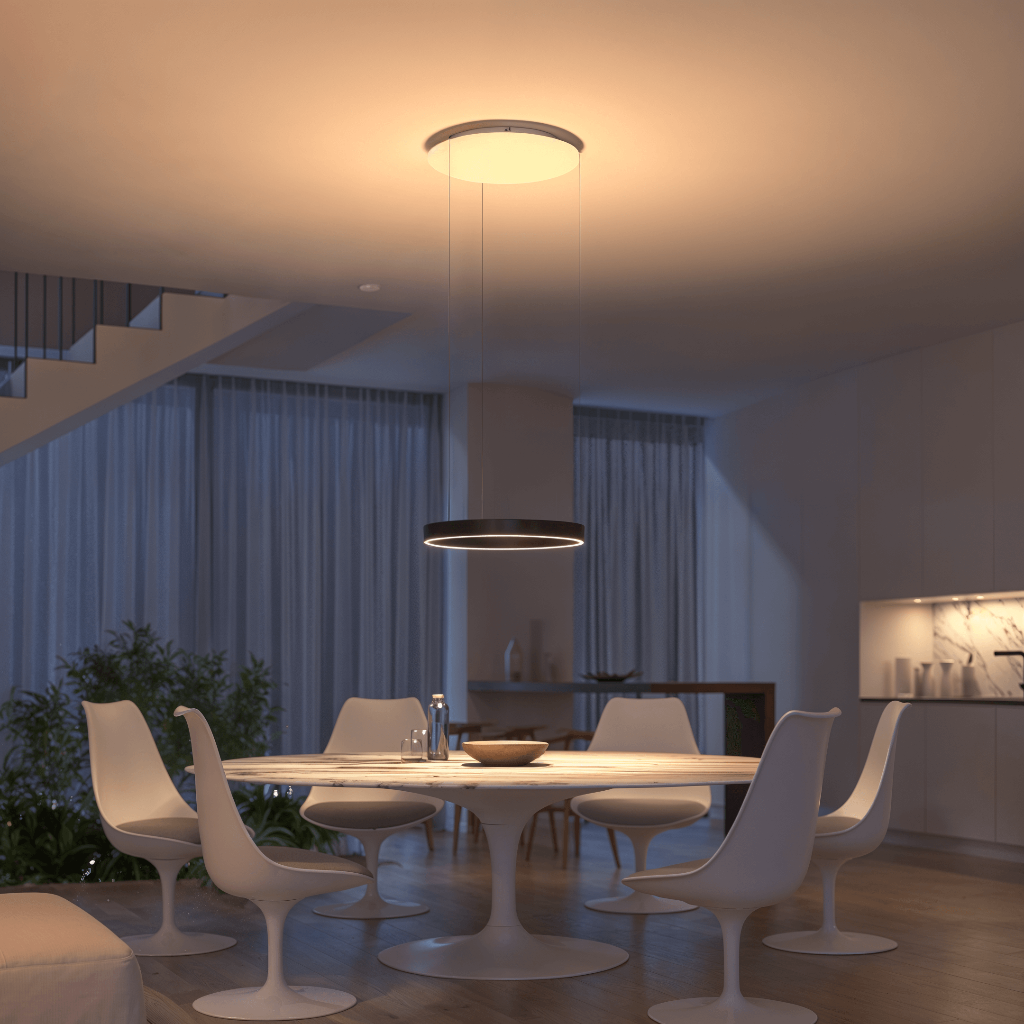 Moderne LED-Deckenleuchte mit flacher Montage | Temsk