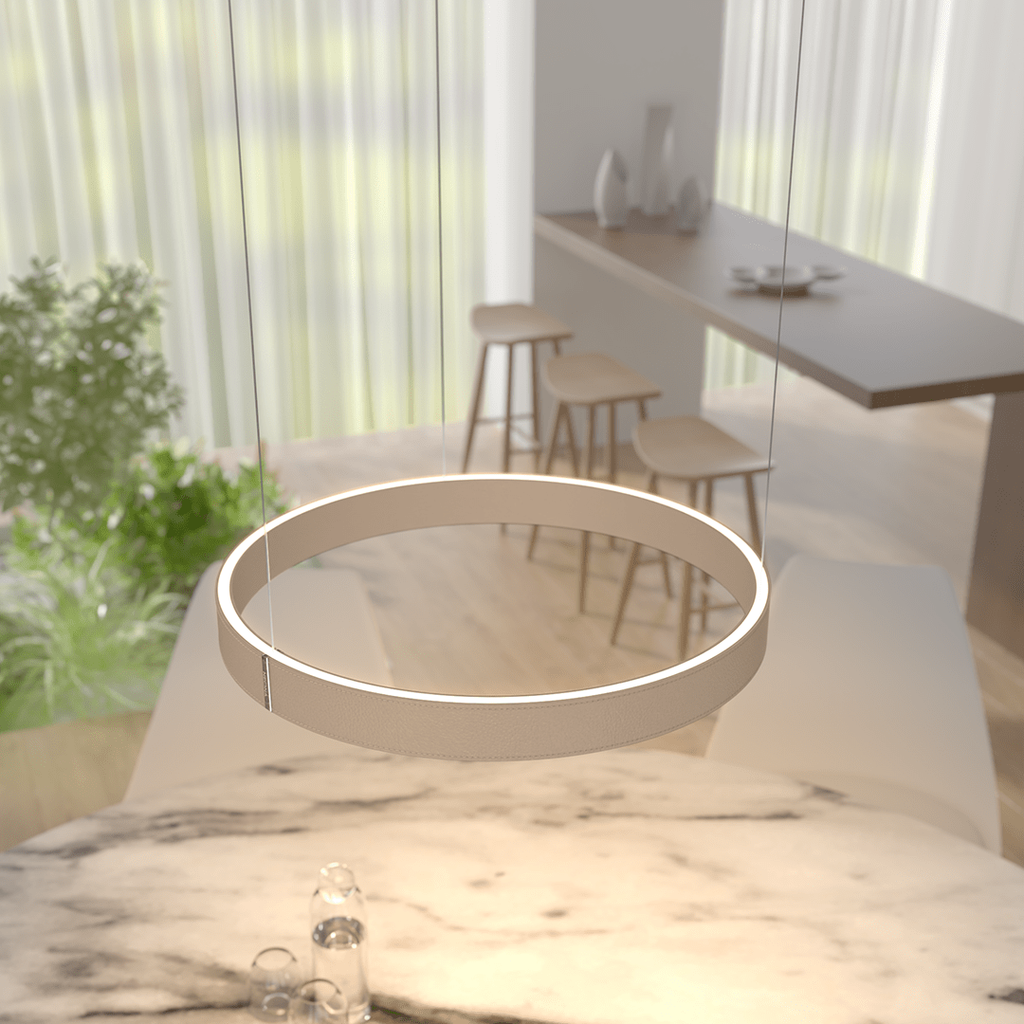 Moderne LED-Deckenleuchte mit flacher Montage | Temsk