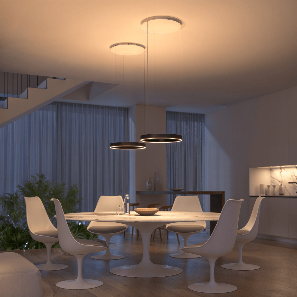 Moderne LED-Deckenleuchte mit flacher Montage | Temsk