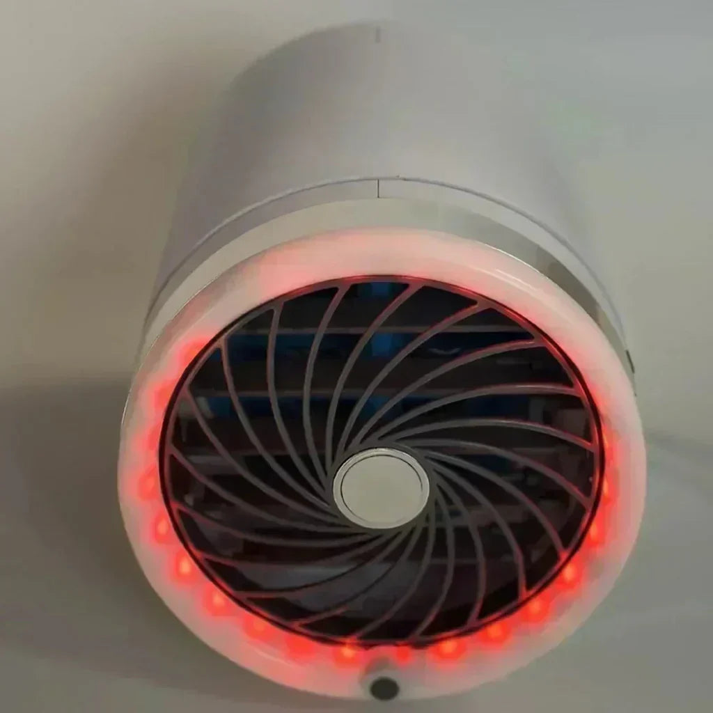 Beleuchteter tragbarer Ventilator mit Eisbeuteln zur Raumkühlung | Temsk