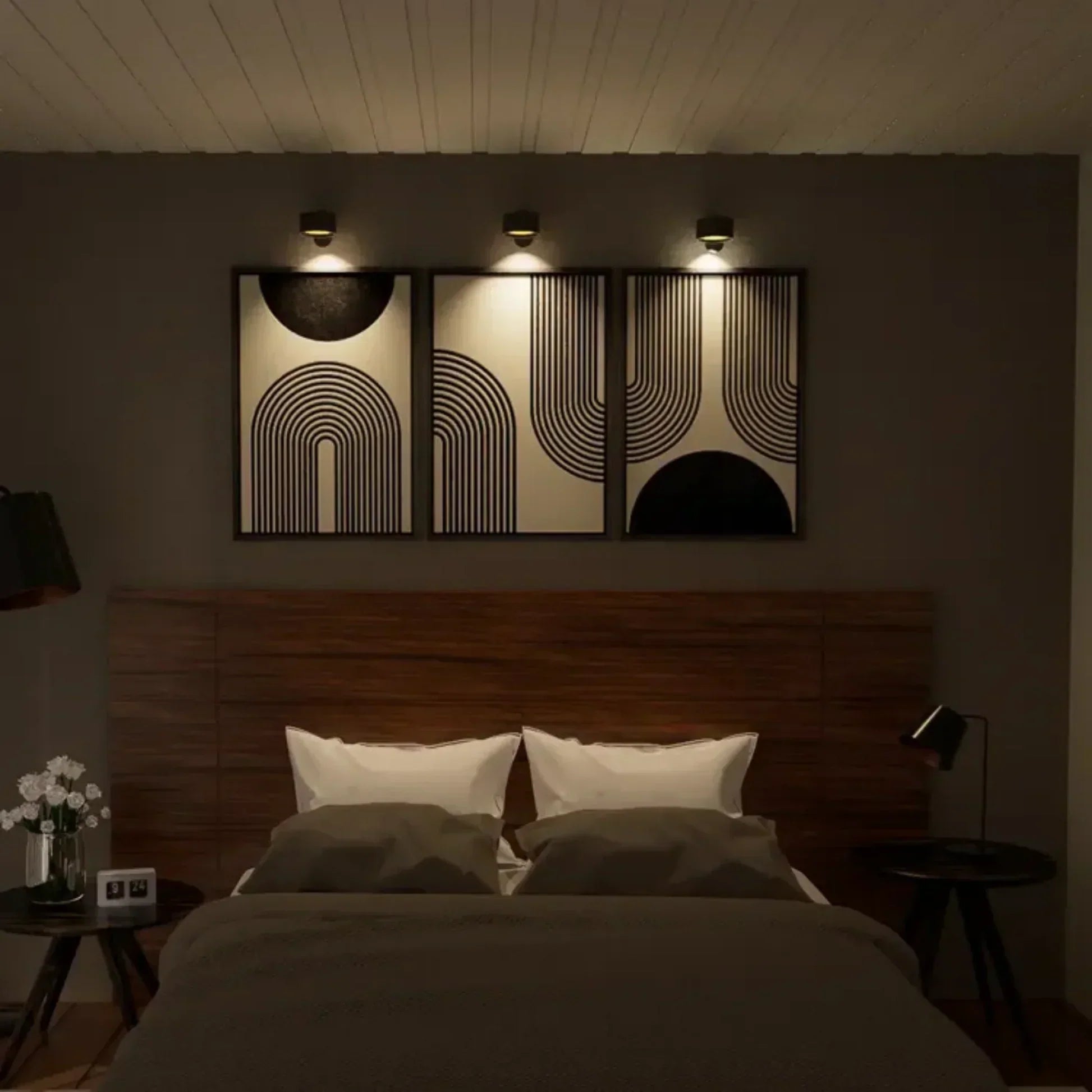 Kabellose USB-Lampe mit wiederaufladbarer LED und Wandleuchte | Temsk