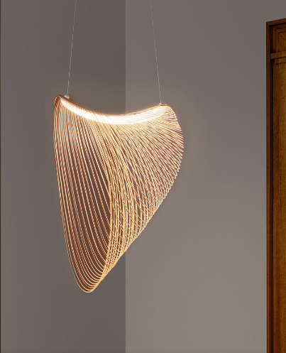 Northcrest Birch Wood Pendant Light With Ceiling Mount | Temsk
