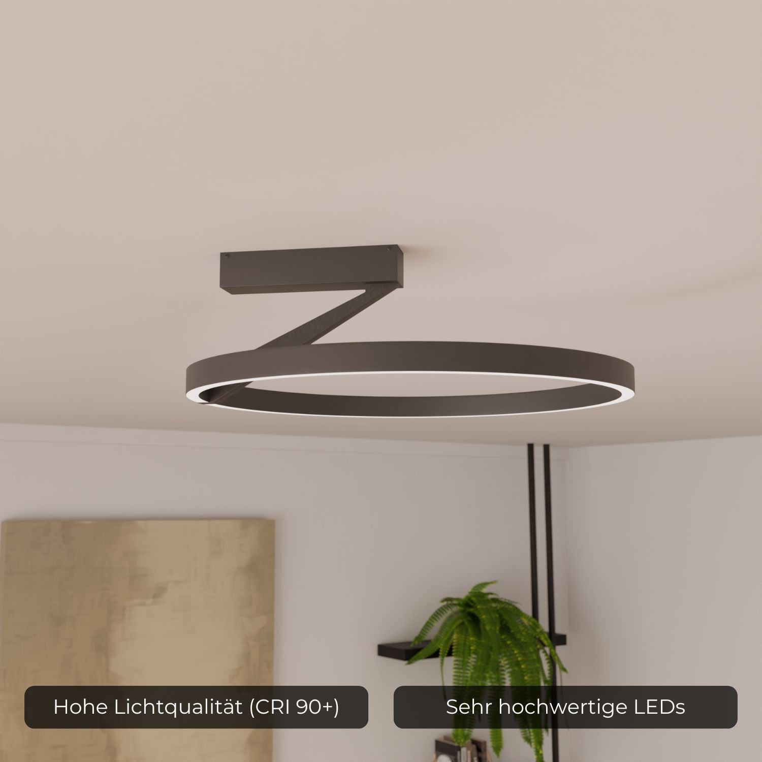 Noira Ceiling Light With Up And Downlight Warm 2700K Glow | Temsk