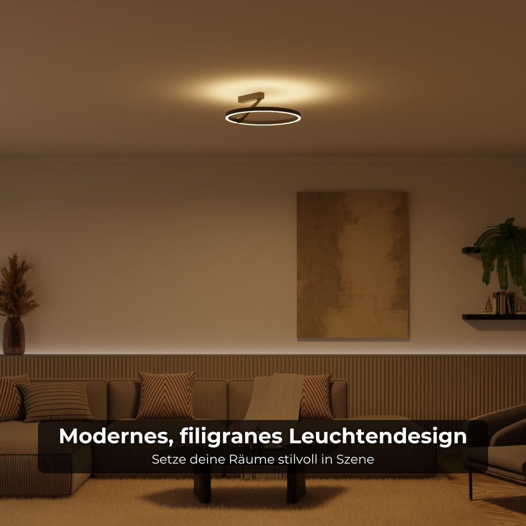 Noira Ceiling Light With Up And Downlight Warm 2700K Glow | Temsk