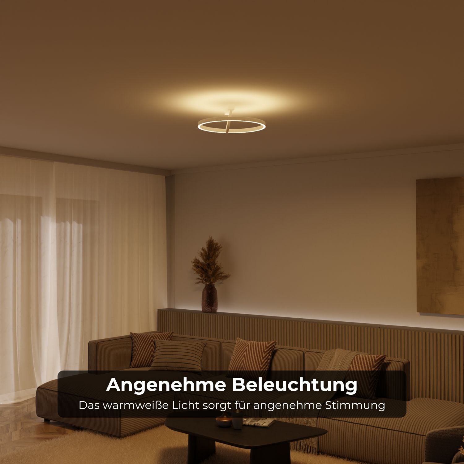 Noira Ceiling Light With Up And Downlight Warm 2700K Glow | Temsk
