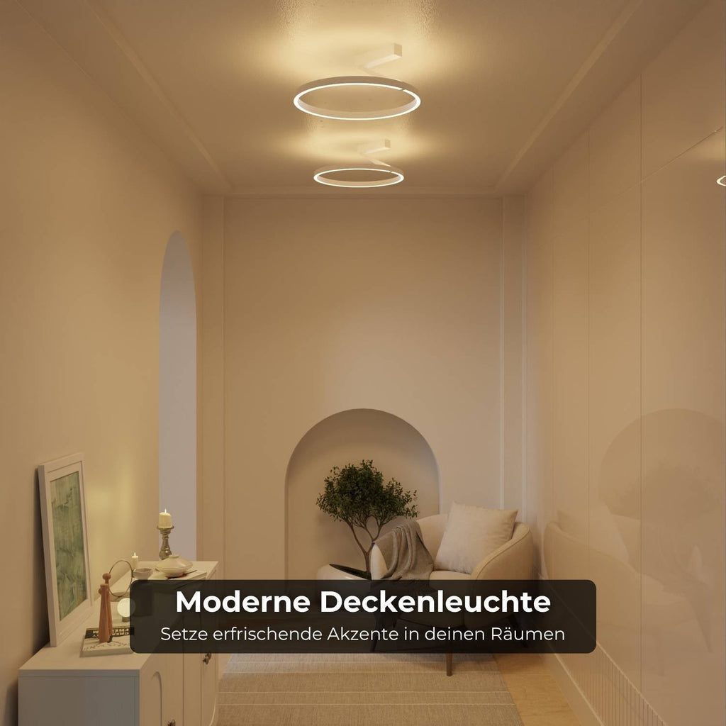 Noira Ceiling Light With Up And Downlight Warm 2700K Glow | Temsk