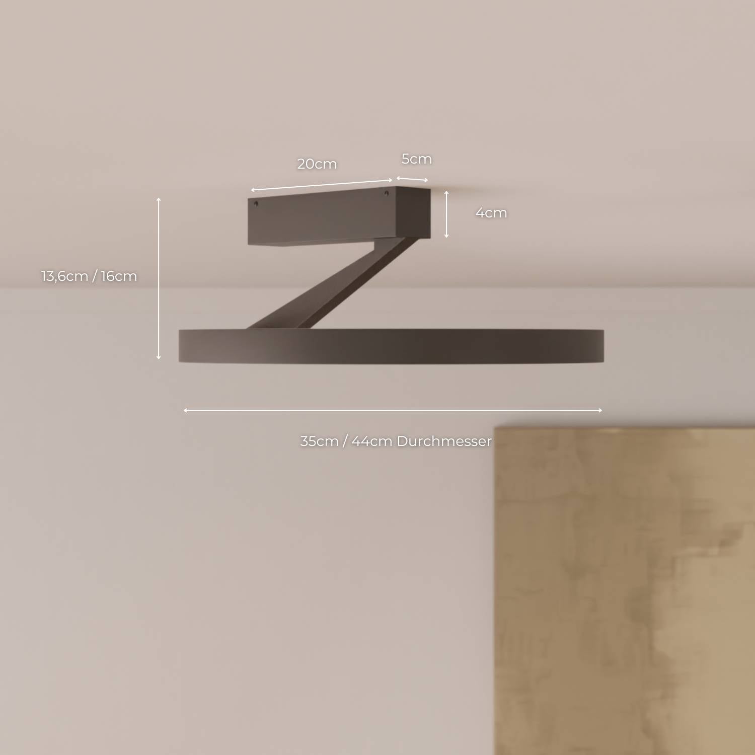 Noira Ceiling Light With Up And Downlight Warm 2700K Glow | Temsk