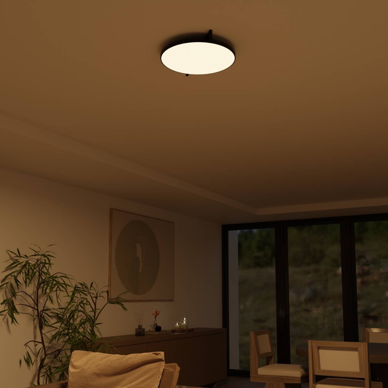 2700K Warm Ceiling Light For Calm And Even Ambient Illumination | Temsk