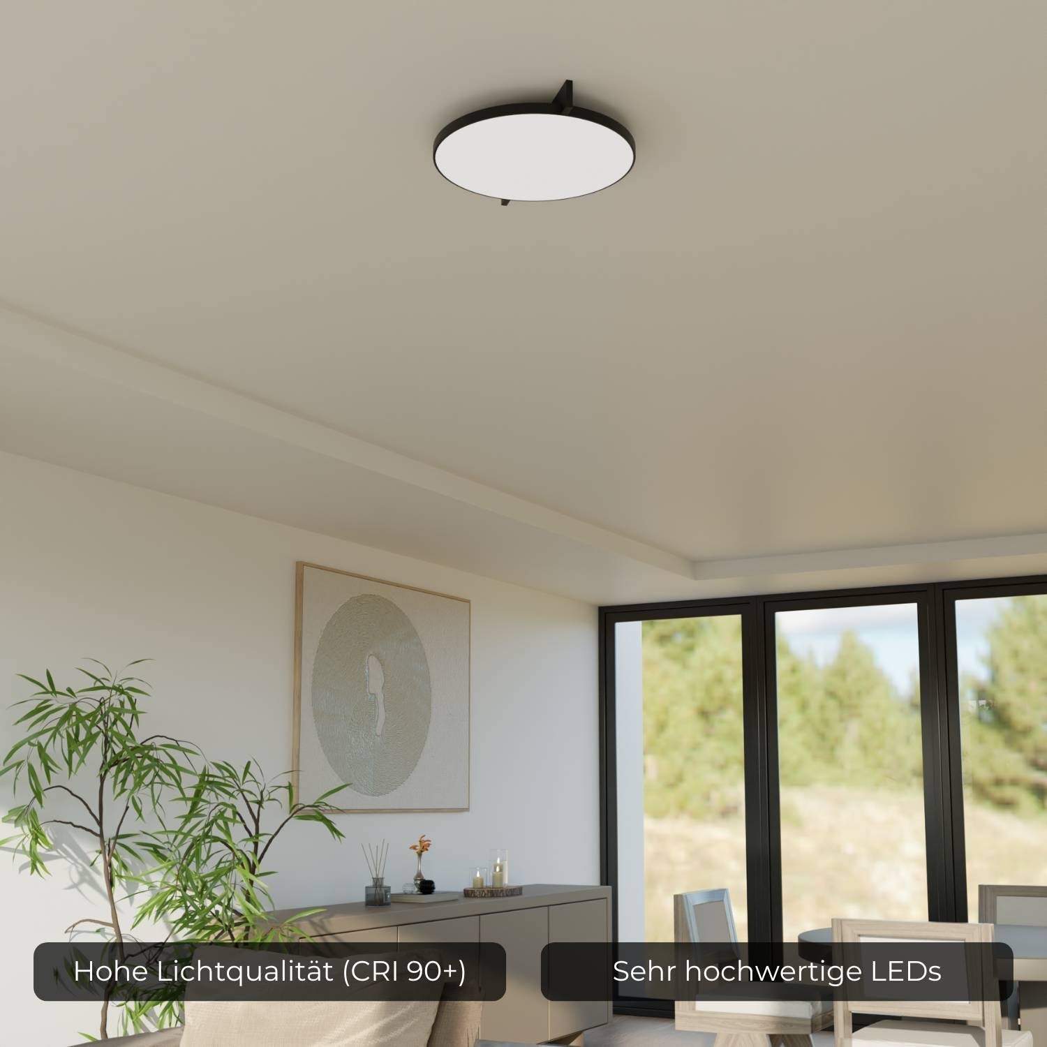 2700K Warm Ceiling Light For Calm And Even Ambient Illumination | Temsk