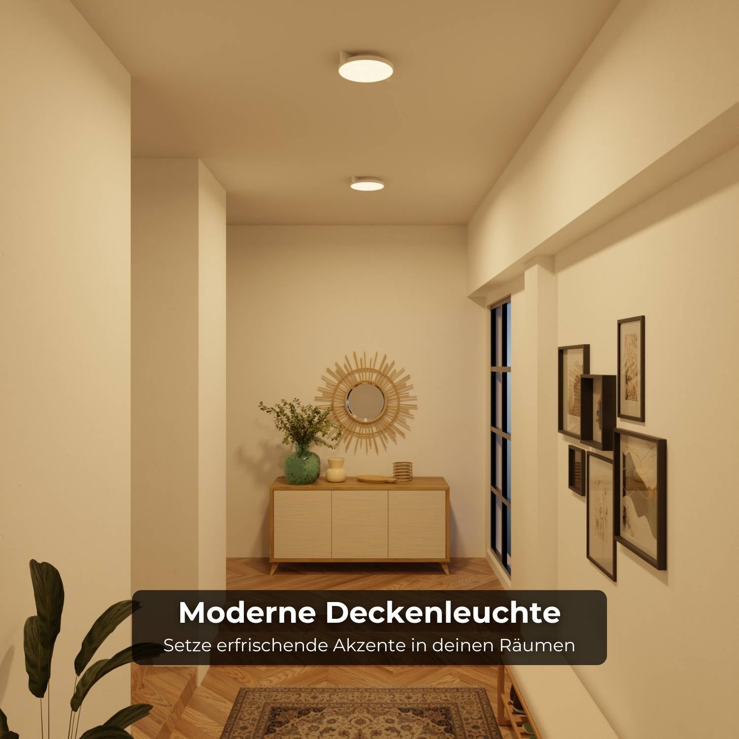 2700K Warm Ceiling Light For Calm And Even Ambient Illumination | Temsk