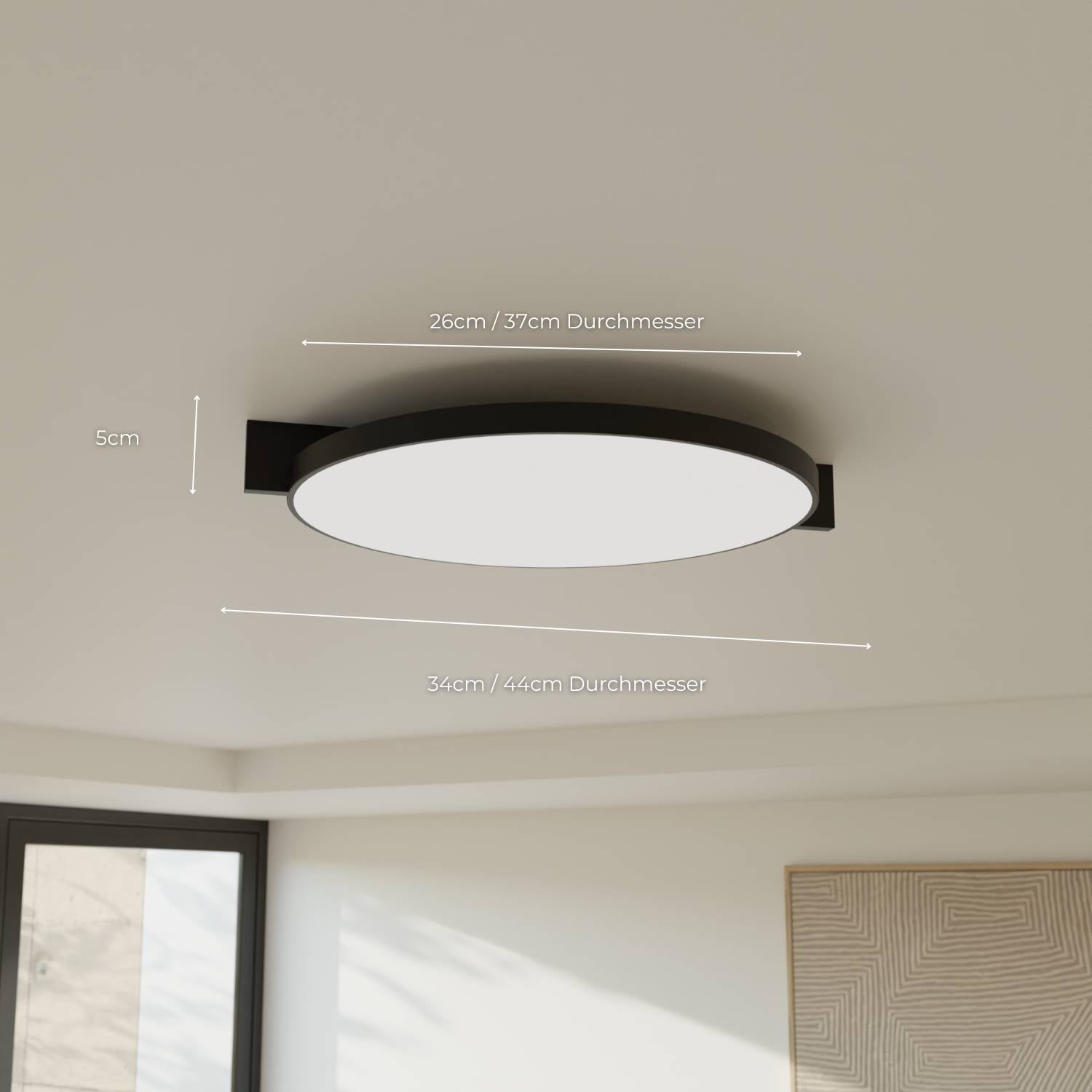 2700K Warm Ceiling Light For Calm And Even Ambient Illumination | Temsk