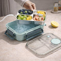 Stainless Steel Lunch Box With Bento Compartments For Meals | Temsk