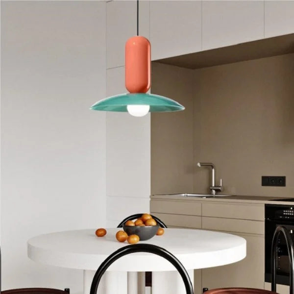 Aurelle Macaron Pendant Light Elegant Hanging Lamp | Snurv | Temsk
