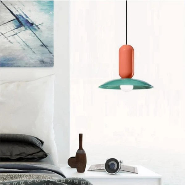 Aurelle Macaron Pendant Light Elegant Hanging Lamp | Snurv | Temsk