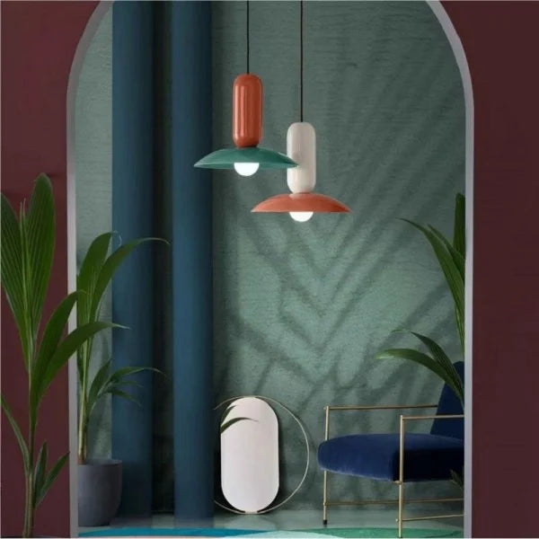 Aurelle Macaron Pendant Light Elegant Hanging Lamp | Snurv | Temsk
