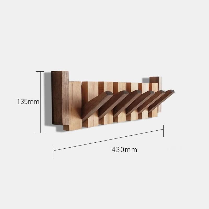Foldable Wooden Wall Hook For Stylish Organization | Temsk