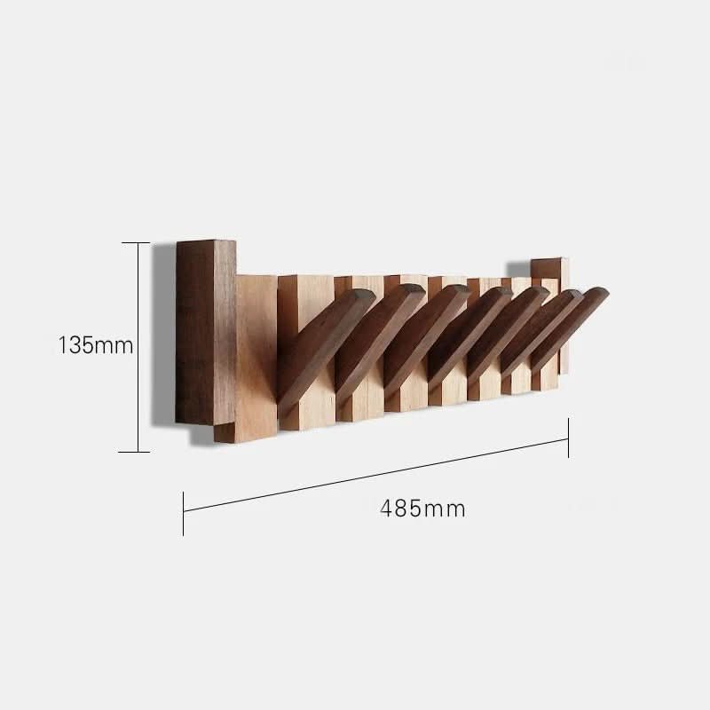 Foldable Wooden Wall Hook For Stylish Organization | Temsk