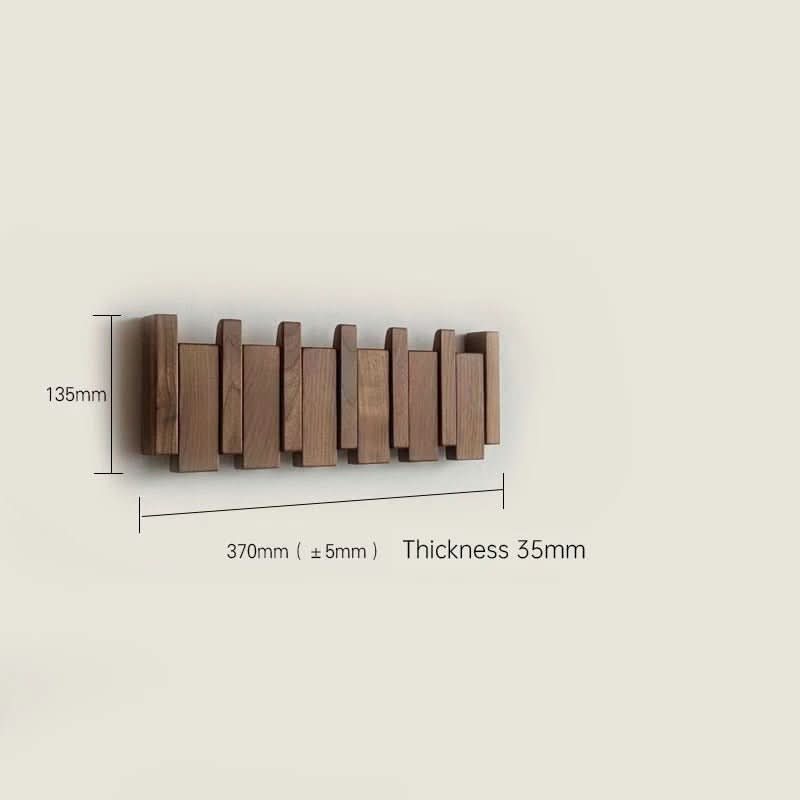 Foldable Wooden Wall Hook For Stylish Organization | Temsk
