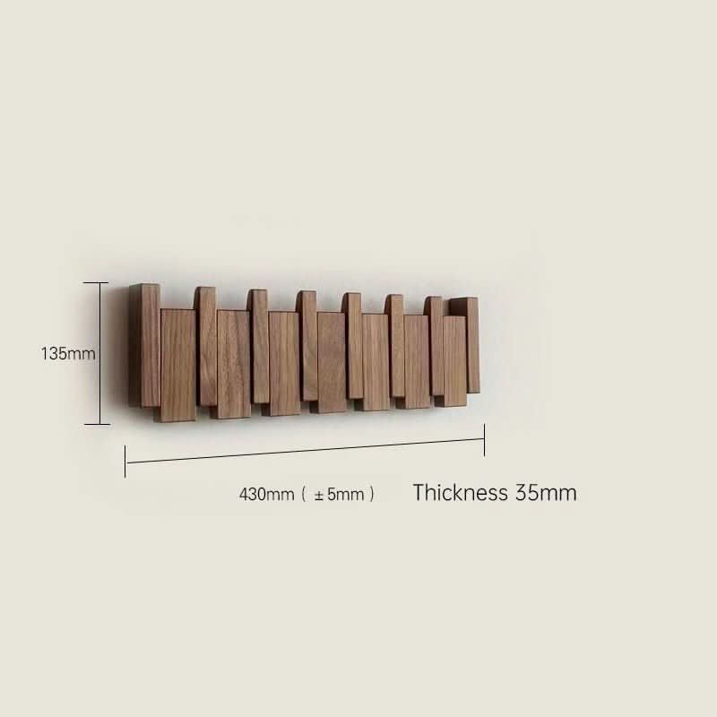 Foldable Wooden Wall Hook For Stylish Organization | Temsk