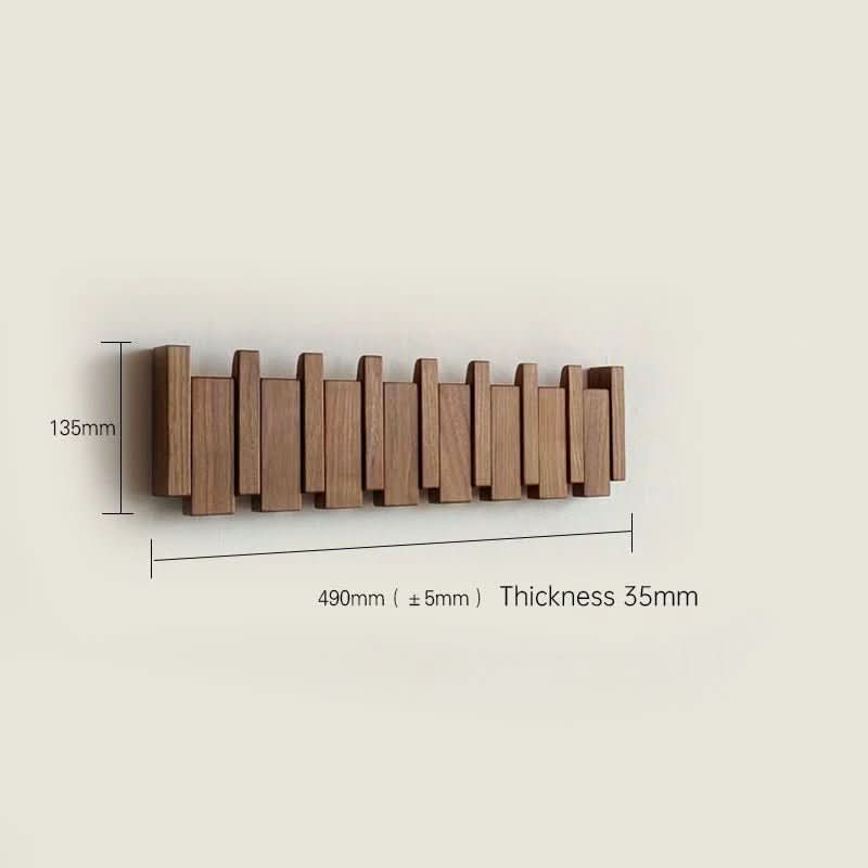 Foldable Wooden Wall Hook For Stylish Organization | Temsk