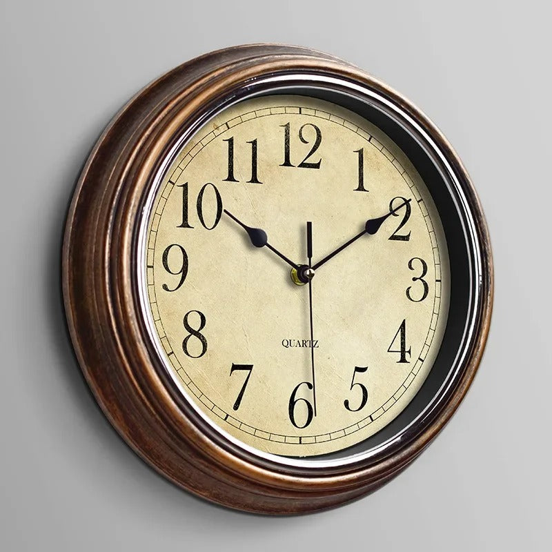 Temsk Classic Vintage Wooden Wall Clock For Home Decor