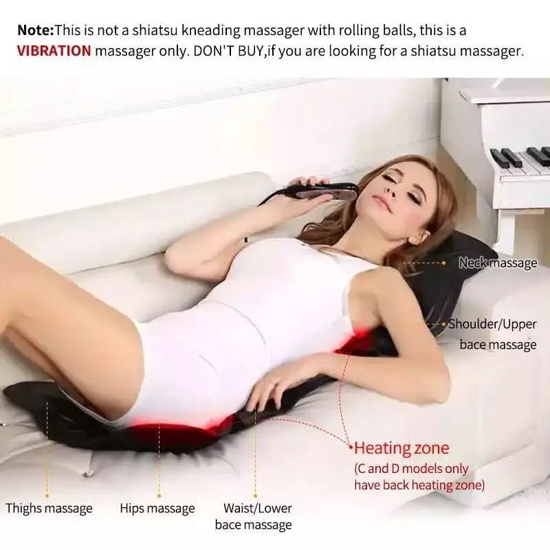 Cuscino Massaggiante Elettrico per Schiena CalmCushion con Funzione Riscaldante | Temsk