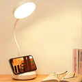 LED-Schreibtischlampe mit USB-Ladung und verstellbarem Schwanenhals-Leselicht | Temsk