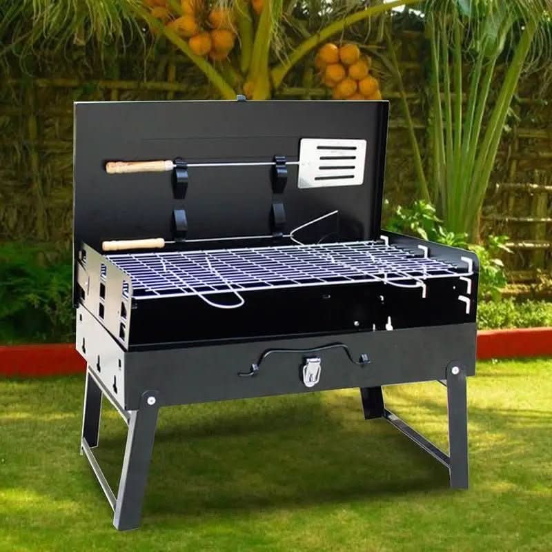 Barbecue pliable en acier TrailPeak pour camping et jardin | Temsk