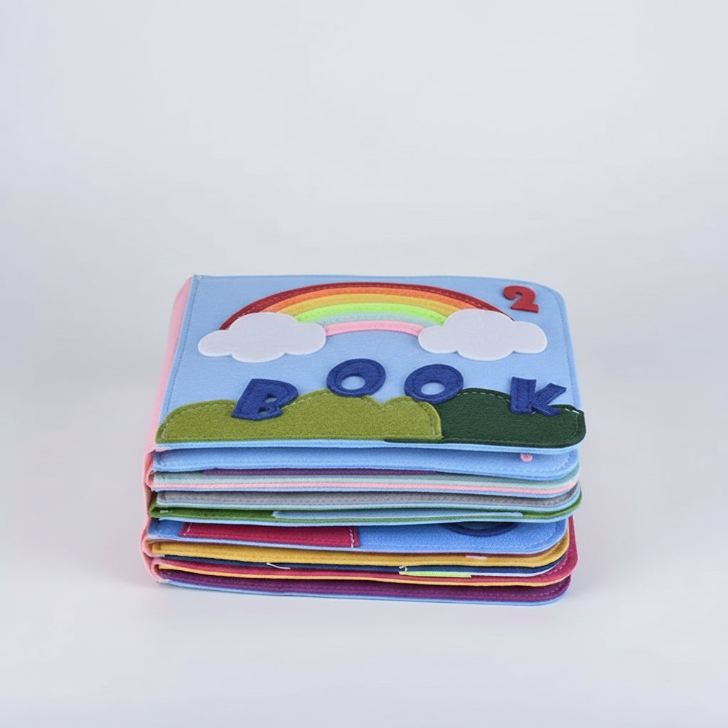 Montessori Busy Book Felt Activity Kit For Toddler Learning | Temsk