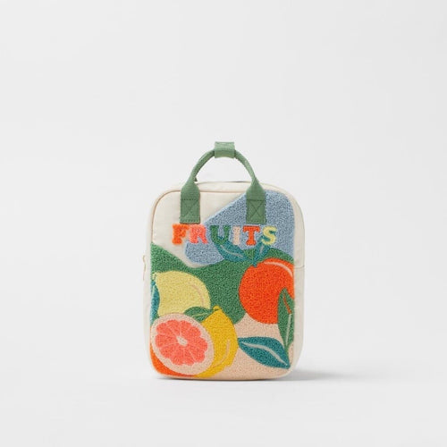 BrightLeaf Embroidered Handcrafted Kids Backpack By Temsk