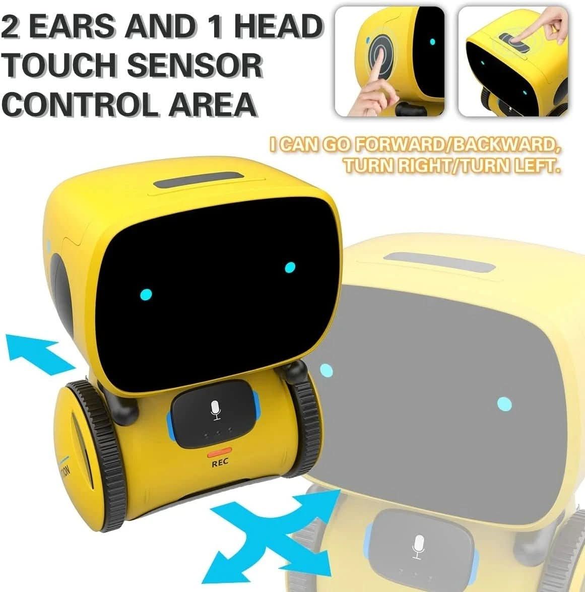 PulseBot mini interaktiv dansende robot med stemme- og lydfunktioner | Temsk