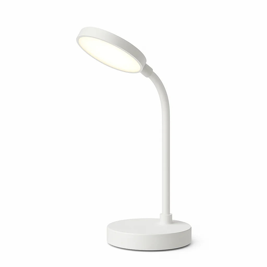 LED-Schreibtischlampe mit USB-Ladung und verstellbarem Schwanenhals-Leselicht | Temsk