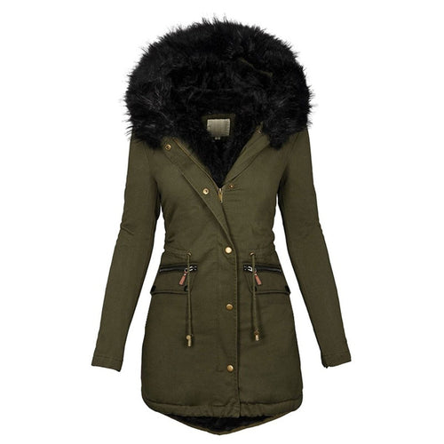 Casaco de Inverno Quente para Mulher Astra da Temsk, confortável e ideal para o frio do dia a dia