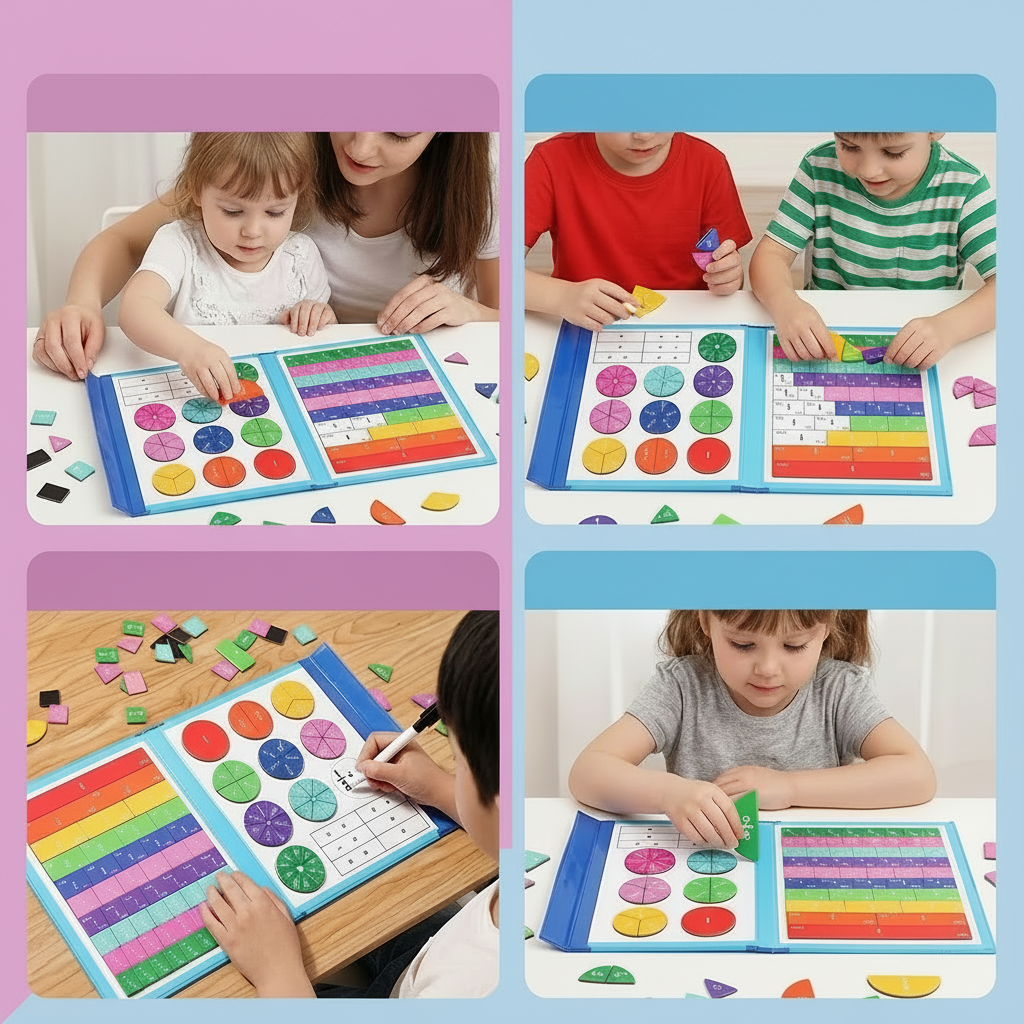 Magnetisches Mathe-Lernset für Kinder mit magnetischen Zahlen | Temsk
