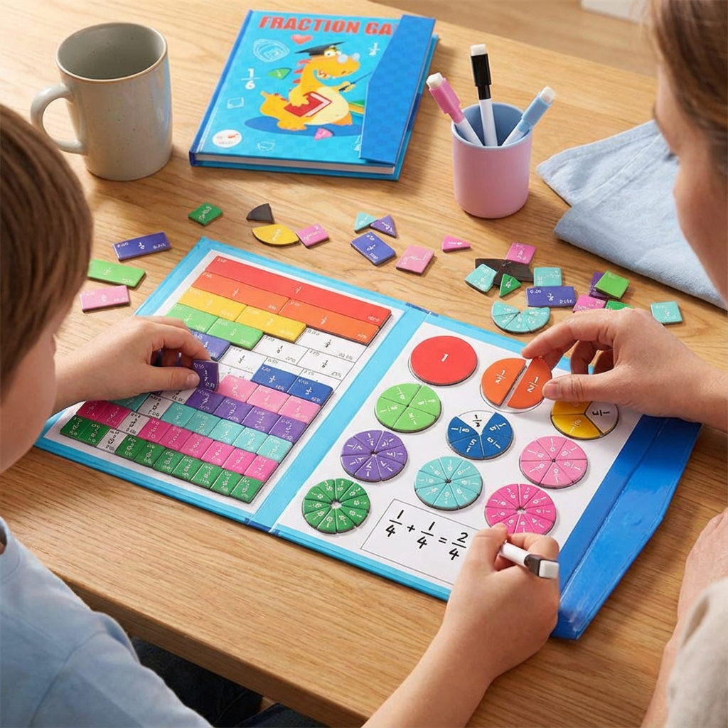 Magnetisches Mathe-Lernset für Kinder mit magnetischen Zahlen | Temsk